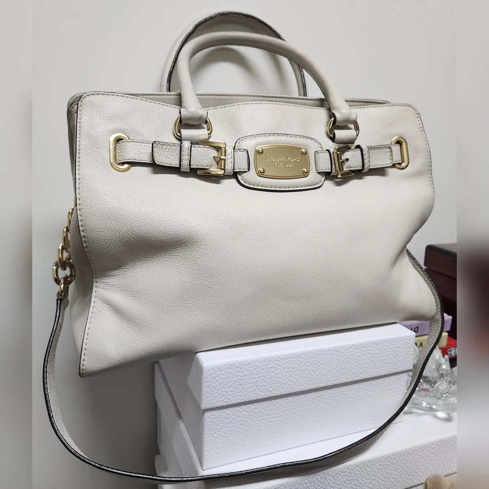 Michael Kors Leather Satchel - Picture 5 of 16